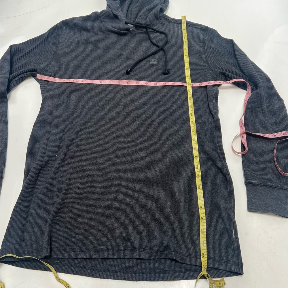 billabong women’s gray pullover  hoodie M L115-14 - Picture 4 of 6